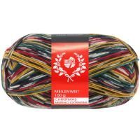 Пряжа LANA GROSSA MEILENWEIT 100 MERINO CHRISTMAS 6774 - Состав: 80% шерсть мерино экстрафай, 20% полиамид 100 гр/420 м