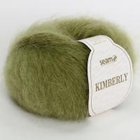 Пряжа SEAM Kimberly (12258 оливково-зеленый) Состав: 80% кид мохер 20% полиамид; 25г/210м
